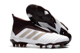 Adidas Predator 18+ FG Soccer Cleats White Gold Wine Red - TraShoes