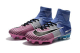 Nike Mercurial Superfly V FG Soccer Cleats Pink White Blue - TraShoes