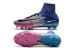 Nike Mercurial Superfly V FG Soccer Cleats Pink White Blue - TraShoes