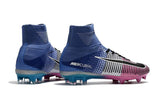 Nike Mercurial Superfly V FG Soccer Cleats Pink White Blue - TraShoes