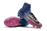 Nike Mercurial Superfly V FG Soccer Cleats Pink White Blue - TraShoes