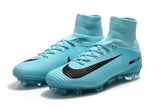 Nike Mercurial Superfly V FG Soccer Cleats Moon Blue Black - TraShoes