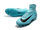 Nike Mercurial Superfly V FG Soccer Cleats Moon Blue Black - TraShoes