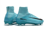 Nike Mercurial Superfly V FG Soccer Cleats Moon Blue Black - TraShoes