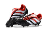 Adidas Predator Precision FG Soccer Cleats Black Red White - TraShoes