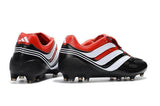 Adidas Predator Precision FG Soccer Cleats Black Red White - TraShoes