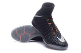 Nike HypervenomX Proximo II Dynamic Fit IC HP30027 Black/Orange/Silver - TraShoes