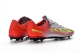 Nike Mercurial Vapor XI FG Soccer Cleats Silver Yellow Red - TraShoes