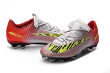 Nike Mercurial Vapor XI FG Soccer Cleats Silver Yellow Red - TraShoes