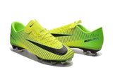 Nike Mercurial Vapor XI FG Soccer Cleats Yellow Green Black - TraShoes
