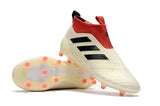 Adidas Ace 17+ Purecontrol FG Champagne Soccer Cleats White Red Black - TraShoes