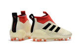 Adidas Ace 17+ Purecontrol FG Champagne Soccer Cleats White Red Black - TraShoes