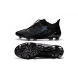 Adidas X 16+ Purechaos FG/AG Soccer Cleats All Black - TraShoes