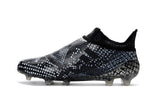 Adidas X 16+ Purechaos FG/AG Soccer Cleats Black Grey Snakeskin - TraShoes