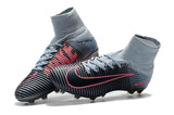 Nike Mercurial Superfly V AG Soccer Cleats Black Grey Pink - TraShoes