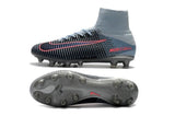 Nike Mercurial Superfly V AG Soccer Cleats Black Grey Pink - TraShoes