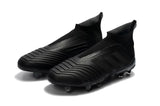 Adidas Predator 18+ FG Soccer Cleats All Black - TraShoes