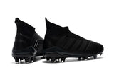 Adidas Predator 18+ FG Soccer Cleats All Black - TraShoes