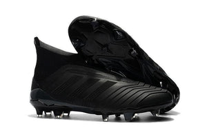 Adidas Predator 18+ FG Soccer Cleats All Black - TraShoes