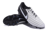 Nike Tiempo Legend VII FG Soccer Cleats White Black - TraShoes