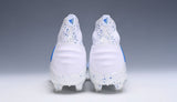 Adidas Predator 19.1 FG White Blue no Lace - TraShoes