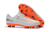 Nike Mercurial Vapor XI FG Soccer Cleats White Orange - TraShoes