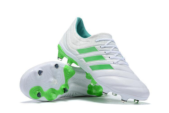 Adidas Copa 19.1 FG White Green - TraShoes