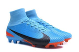 Nike Mercurial Superfly V FG Soccer Cleats Blue Orange Black - TraShoes