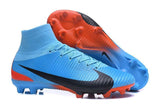 Nike Mercurial Superfly V FG Soccer Cleats Blue Orange Black - TraShoes