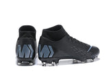 NIKE Mercurial Superfly VI 360 Elite FG Black Grey - TraShoes