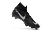 NIKE Mercurial Superfly VI 360 Elite FG Black White - TraShoes