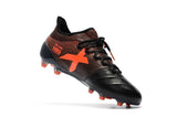 New Adidas X Series Leather FG Soccer Cleats Shoes Black Orange