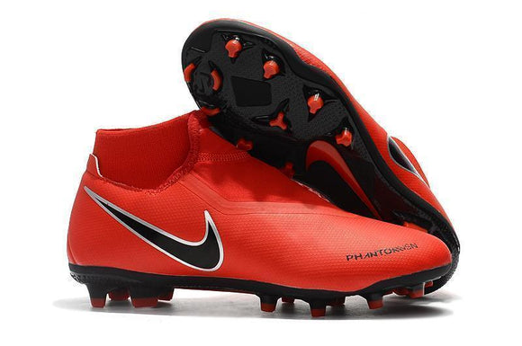 Nike Phantom Vision Elite DF FG Soccer Cleats Orange Black - TraShoes