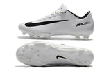 Nike Mercurial Vapor XI FG Soccer Cleats White Black - TraShoes