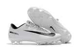 Nike Mercurial Vapor XI FG Soccer Cleats White Black - TraShoes