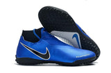 Nike Phantom Vision Elite TF Nike Turf Blue Silver Black - TraShoes