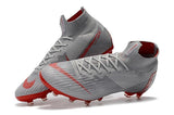 NIKE Mercurial Superfly VI 360 Elite AG High Cut Silver Red - TraShoes