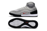 Nike MagistaX Proximo II IC Soccer Shoes Cool Grey Varsity Red Black - TraShoes