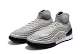Nike MagistaX Proximo II IC Soccer Shoes Cool Grey Varsity Red Black - TraShoes
