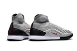 Nike MagistaX Proximo II IC Soccer Shoes Cool Grey Varsity Red Black - TraShoes