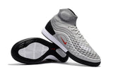 Nike MagistaX Proximo II IC Soccer Shoes Cool Grey Varsity Red Black - TraShoes