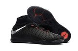 Nike HypervenomX Proximo II DF IC HP30043 Black/Metallic Silver/Orange - TraShoes