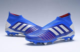 Adidas Predator 19.1 FG Blue Red Without Laces - TraShoes