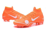 Nike Mercurial Superfly VI Elite FG Orange White - TraShoes
