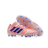 Adidas Nemeziz Messi 17+ 360 Agility FG Soccer Boots White Orange Blue - TraShoes