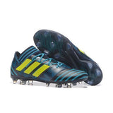 Adidas Nemeziz Messi 17+ 360 Agility FG Soccer Boots Black Blue Yellow - TraShoes