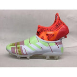 Adidas Glitch Skin 17 FG Soccer Shoes Grass Green Orange Grey - TraShoes