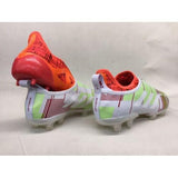 Adidas Glitch Skin 17 FG Soccer Shoes Grass Green Orange Grey - TraShoes