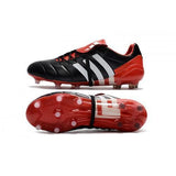 Adidas Predator Mania Champagne FG Soccer Cleats Core Black Red White - TraShoes