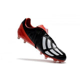 Adidas Predator Mania Champagne FG Soccer Cleats Core Black Red White - TraShoes